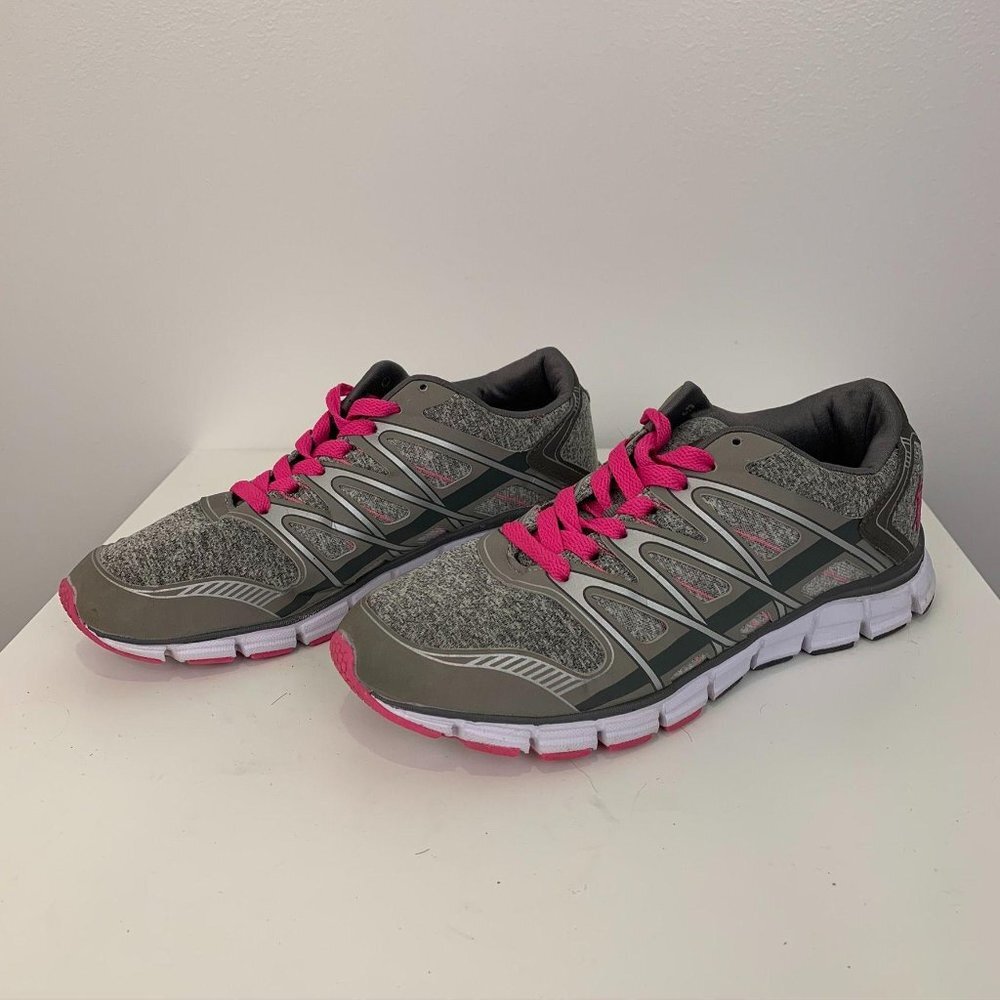 U.S. Polo Assn Sz 7.5 Womens Sneakers pink grey